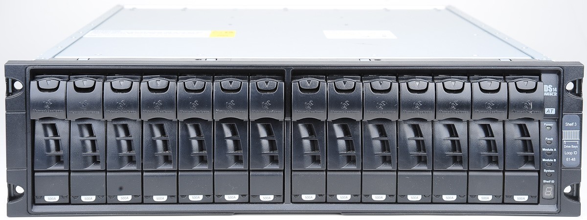 Netapp DS14 MK2 RA-1402 Incl 14x 320GB 5a320J00816d3 - 106-00024+A0 - 2x PSU