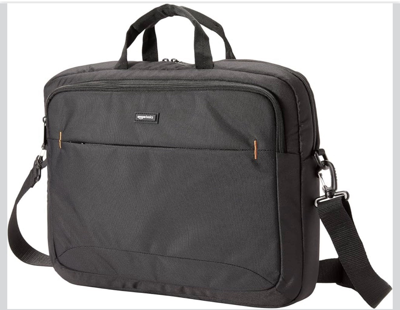 Amazon Basics 17.3in Laptop Bag with Shoulder Strap and Handle Large Capacity