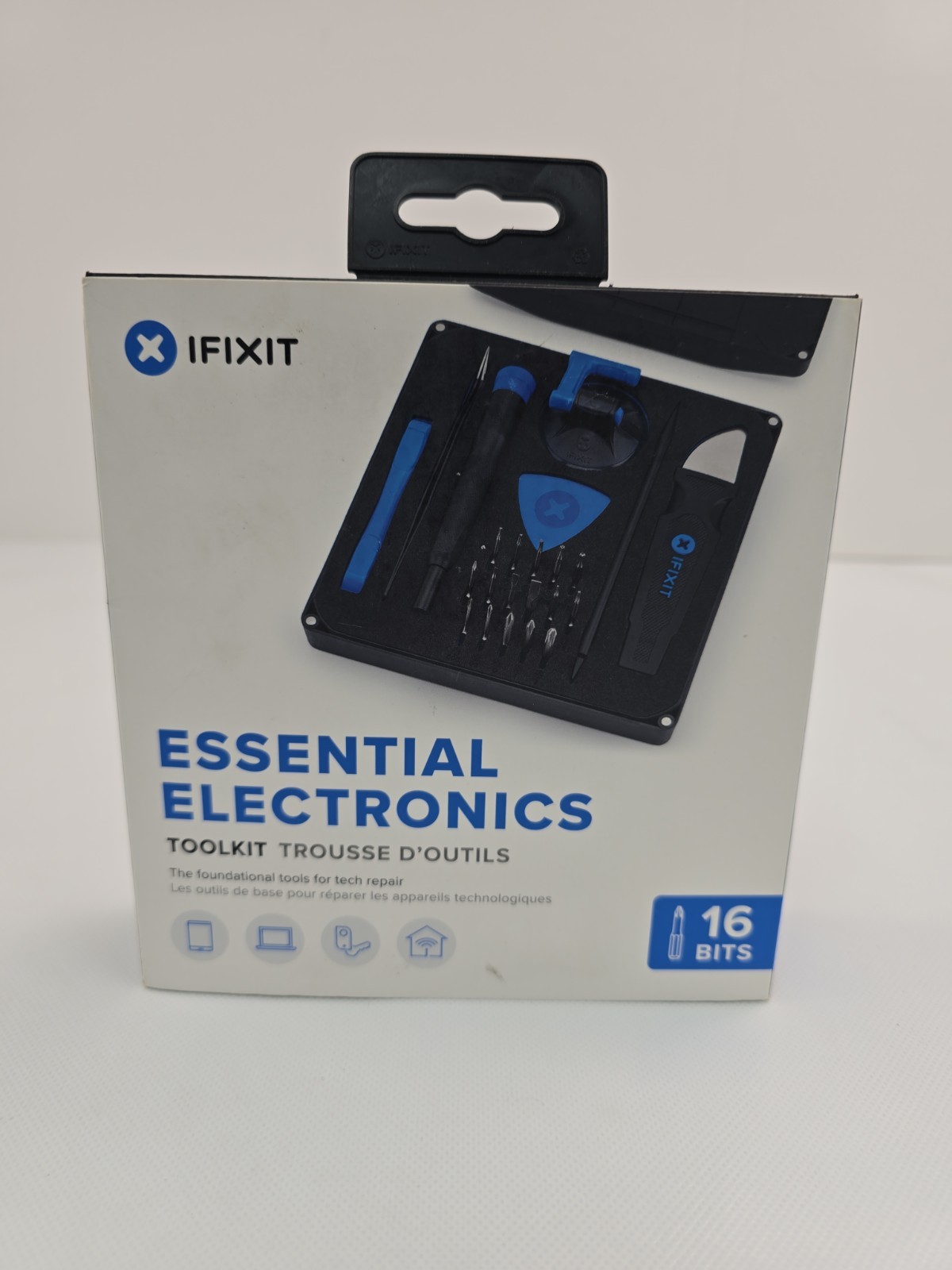 iFixit Essential Electronics Toolkit PC Laptop Phone Screen Repair 16 Bit Set