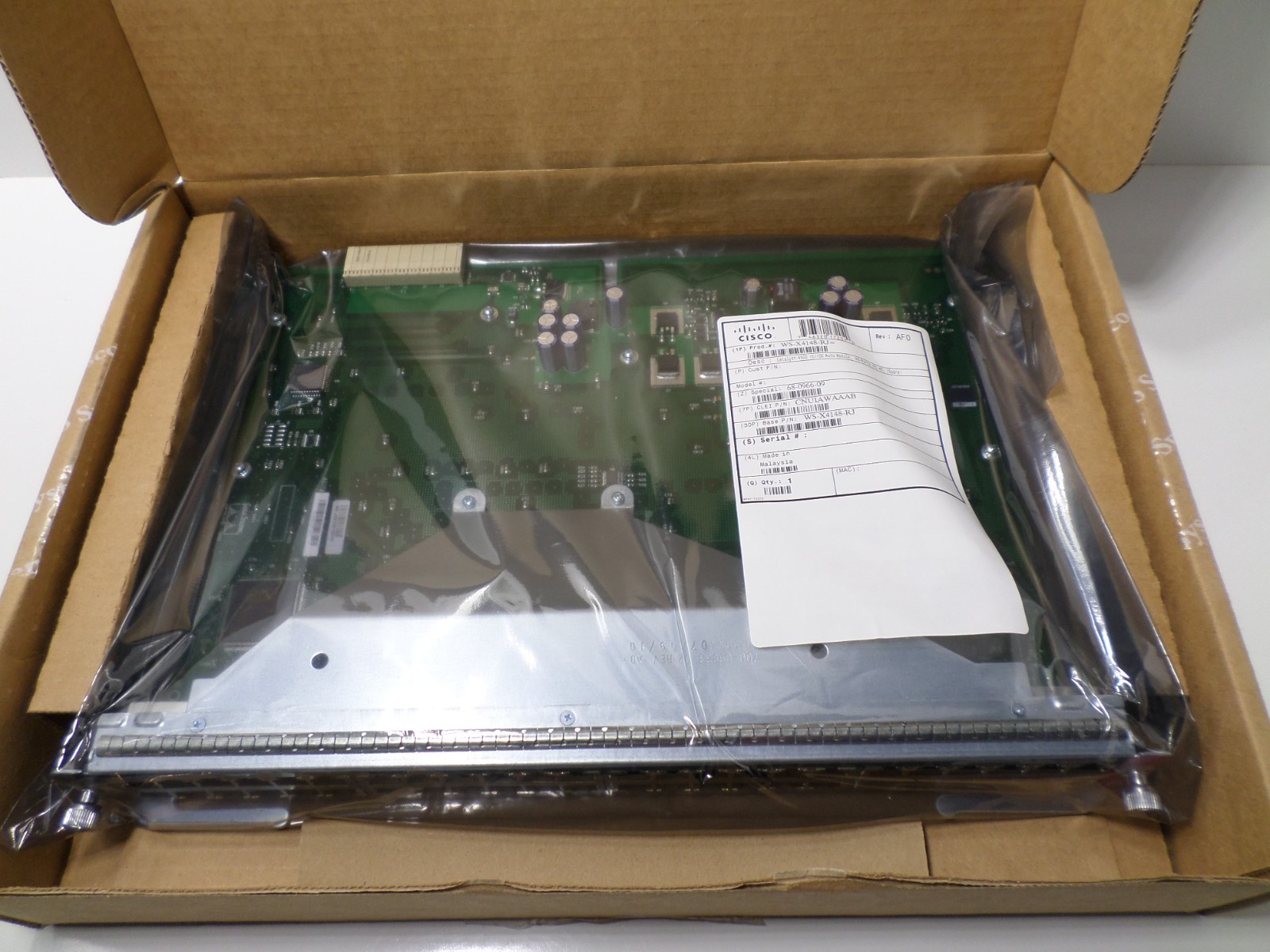 Cisco Catalyst 4500 Series Switch 48-Port Module Line Card-WS-X4148-RJ45 OPENBOX