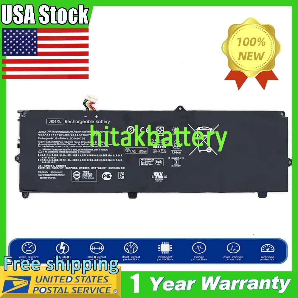 JI04XL battery For HP EliteBook X2 1012 G2 Series 901247-855 2ICP4/66/72-2 4Cell