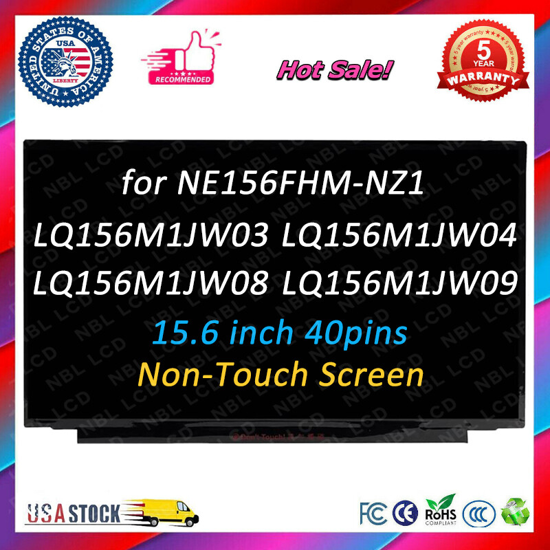 NE156FHM-NZ1 Replacement Led Lcd Screen 15.6" FHD 240Hz 40 Pin