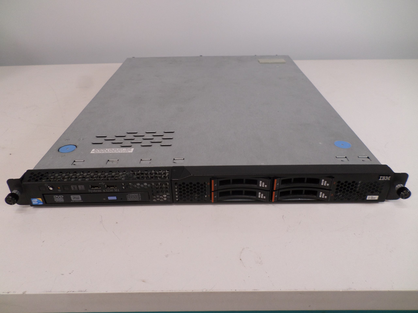 IBM x3250 M4 1U Server With Four 2.5" Drive Bays