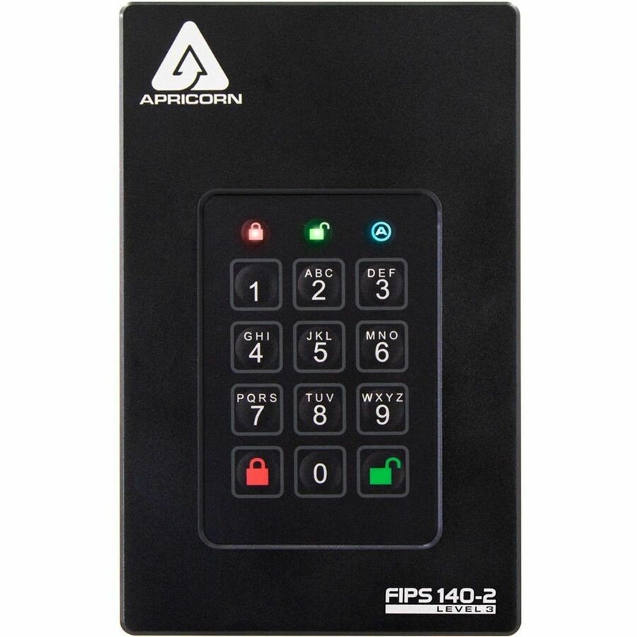 Apricorn Aegis Fortress 2 TB Solid State Drive External USB 3.0 AFL3S2TB