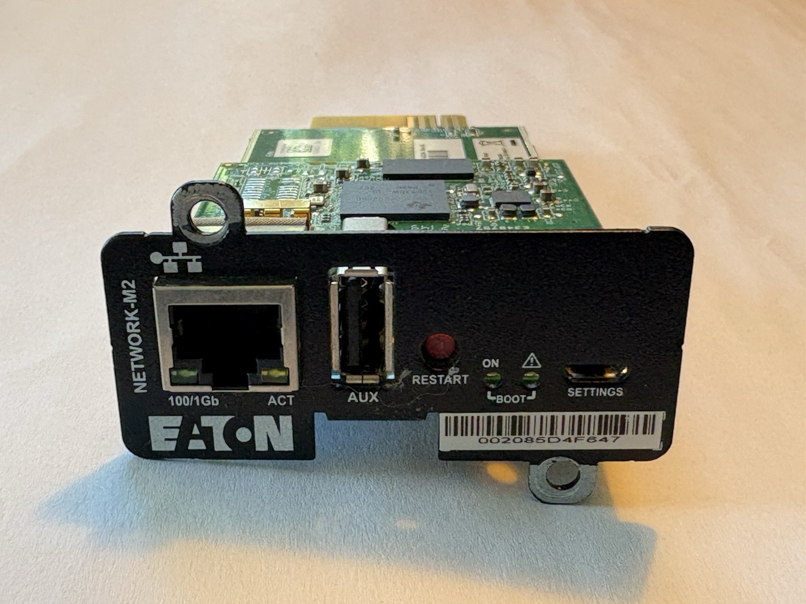 Eaton Gigabit NETWORK-M2 Card for UPS and PDU (NETWORK-M2)  733-A2254 rev:02