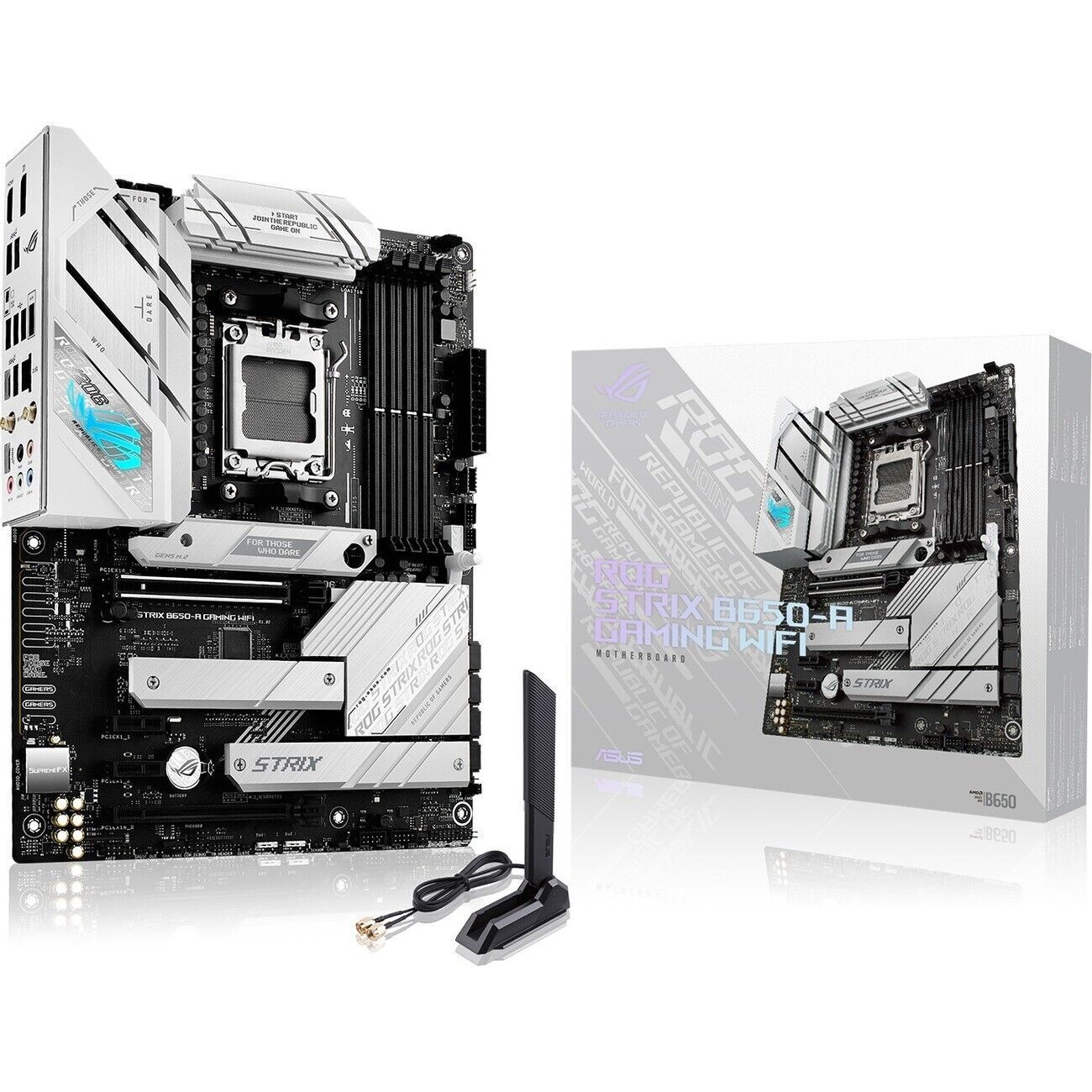 ASUS ROG Strix B650-A Gaming WiFi AM5 9000 8000 & 7000 DDR5 Motherboard