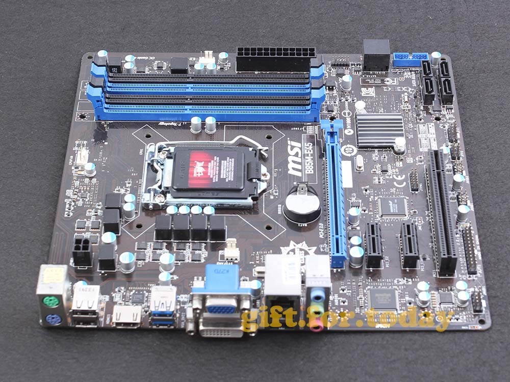 Original MSI B85M-E45 Intel B85 Motherboard LGA 1150 DDR3 SATA HDMI USB 3.0