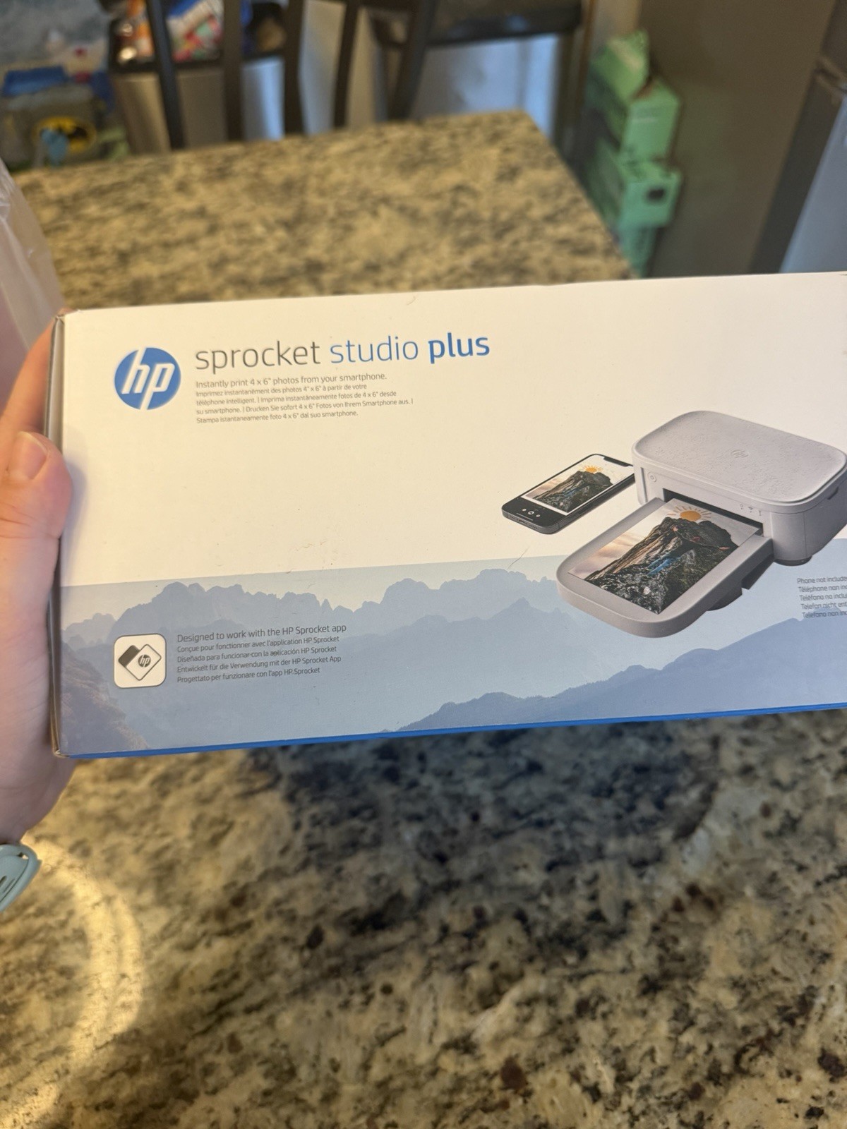 HP Sprocket Studio Plus 4x6 Wireless Instant Photo Printer - Brand New in Box