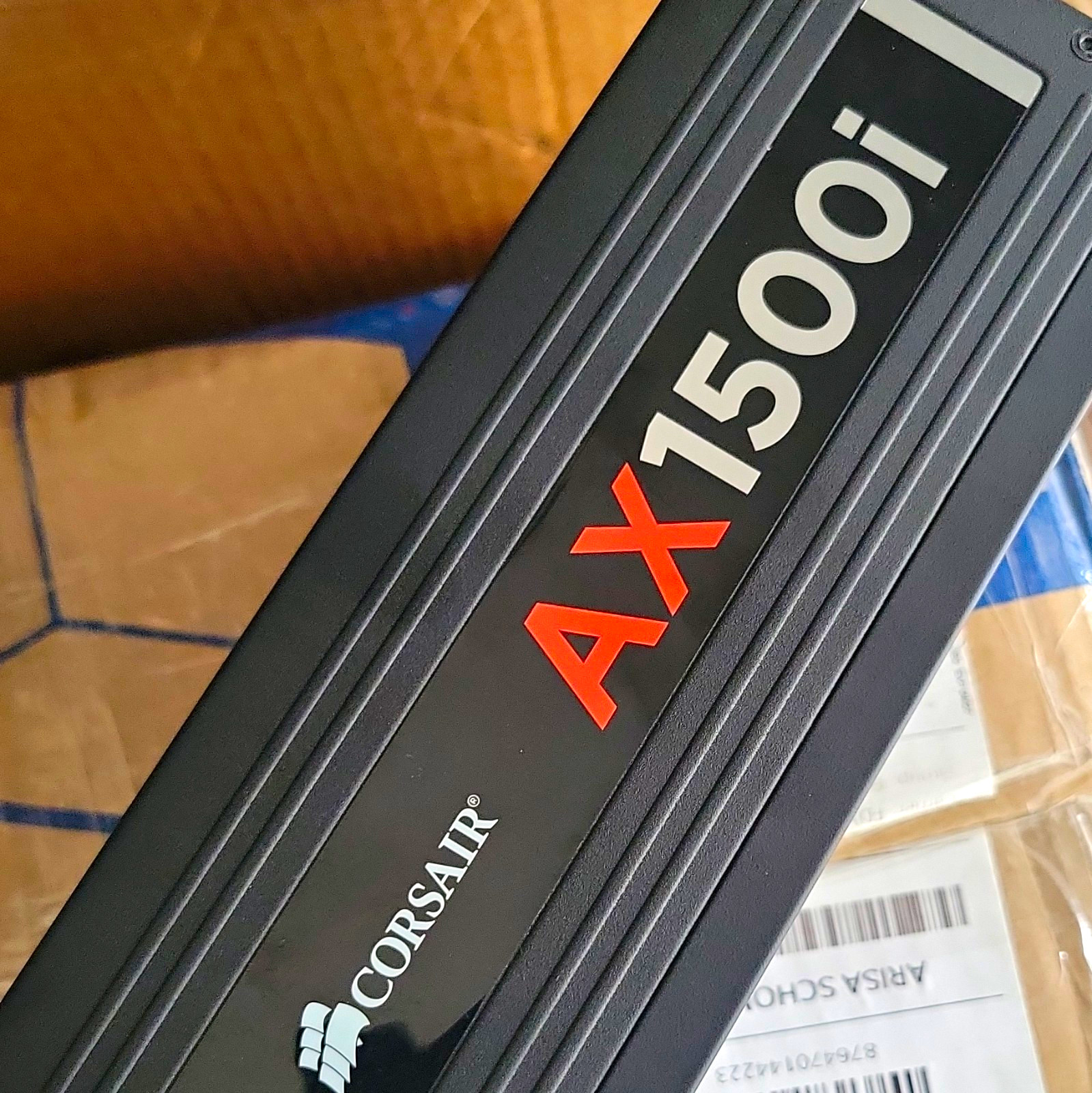 Corsair AX1500i 1500W ATX Modular Power Supply PSU Black 24-Pin 100-240V DENT