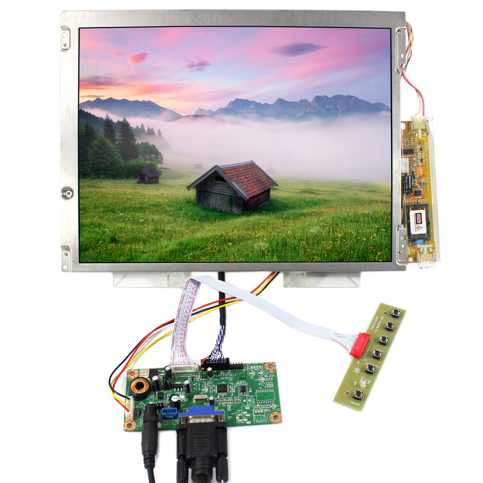 VGA LCD Controller Board 12.1" LQ121S1LG45 LQ121S1LG55 800x600 LCD Screen