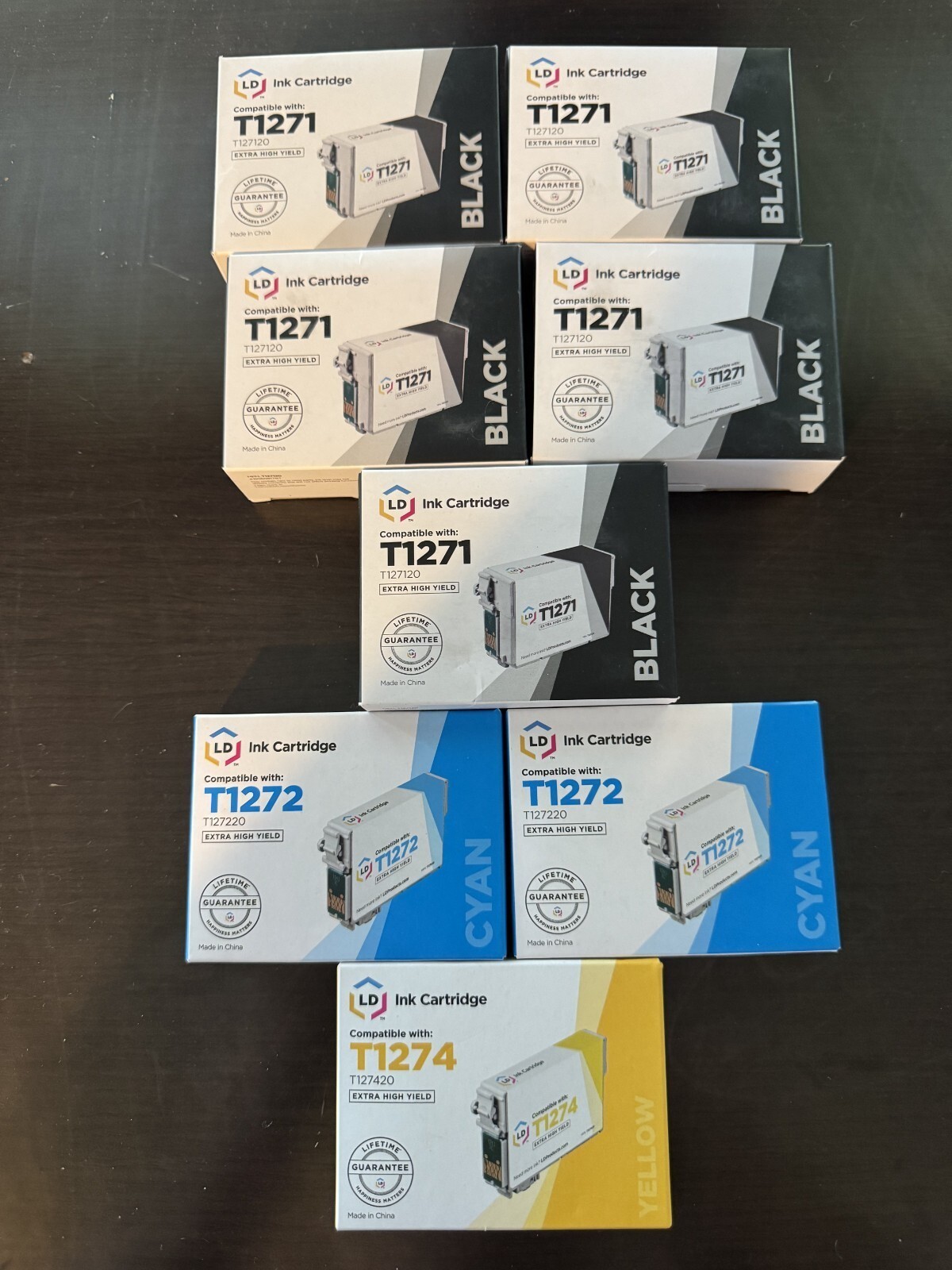 LD T1271 127 Extra High Yield Black Ink Cartridge for Epson 630 633 NX625 840