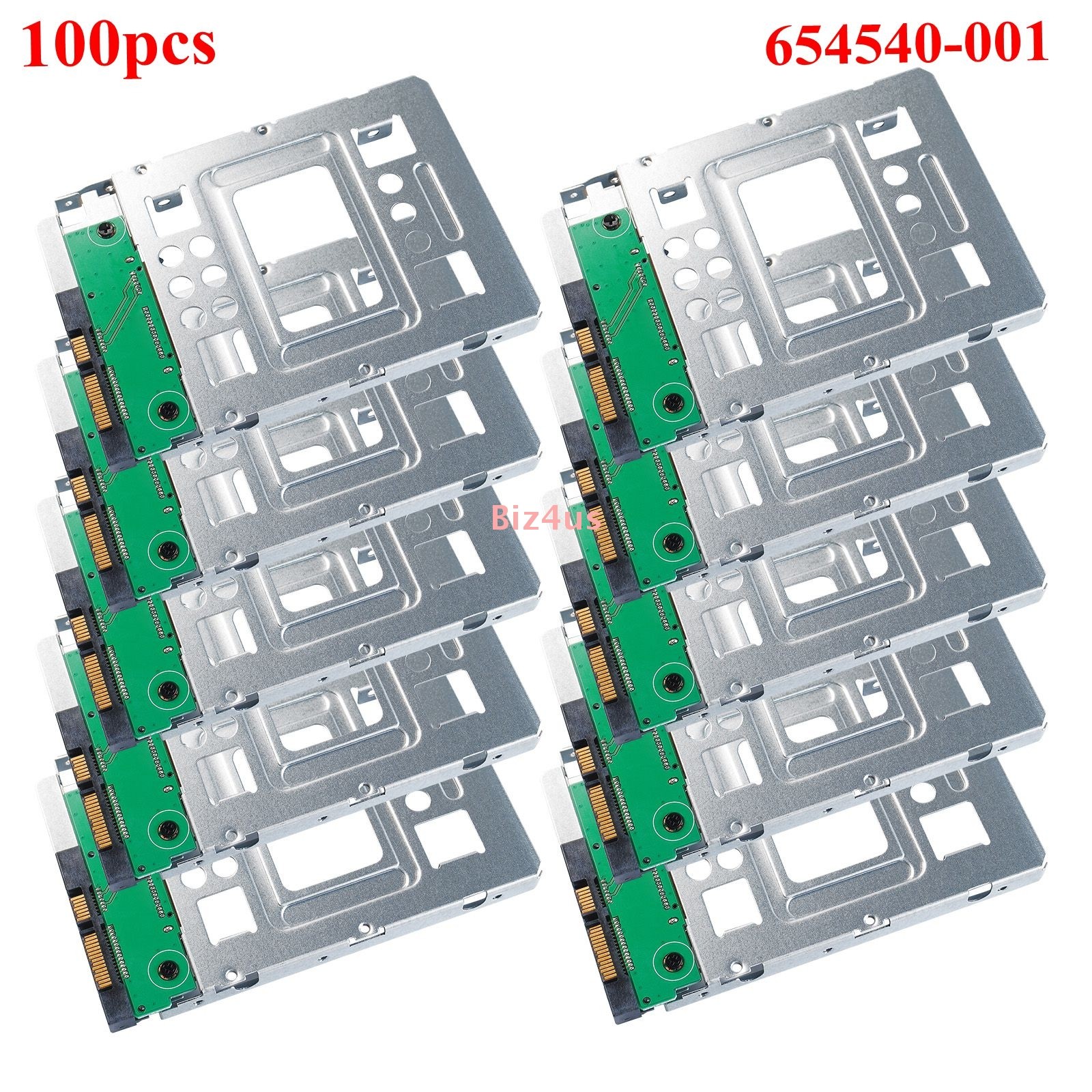 100x For HP 2.5" to 3.5" Hard Drive Bracket Tray Adapter Converter 654540-001 US