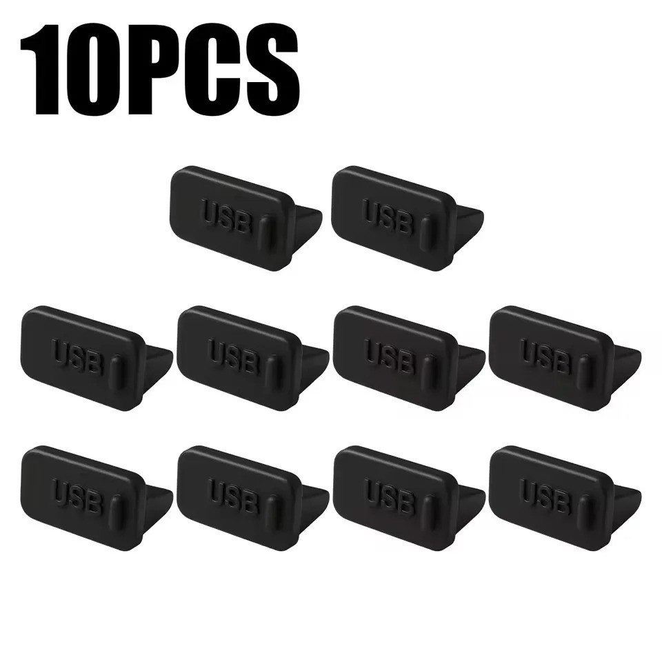 Dust Plug for USB -A Charger Port Cover Cap Female Jack Universal Silicone Dustp