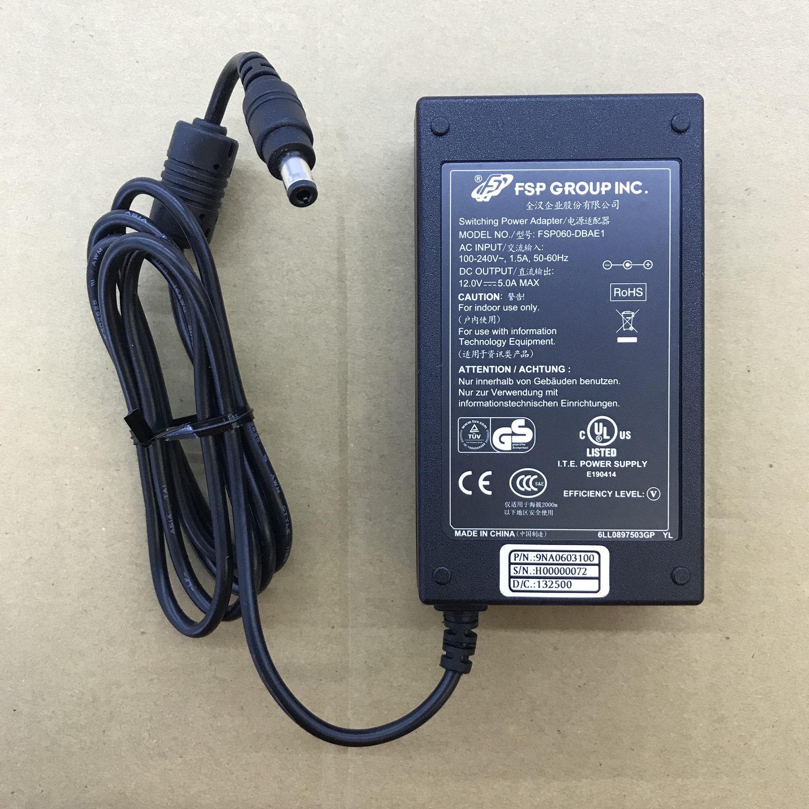 60W Genuine FSP AC Adapter for FSP060-DBAE1/DBAB11/DIBAN2/DBAB Power Charger