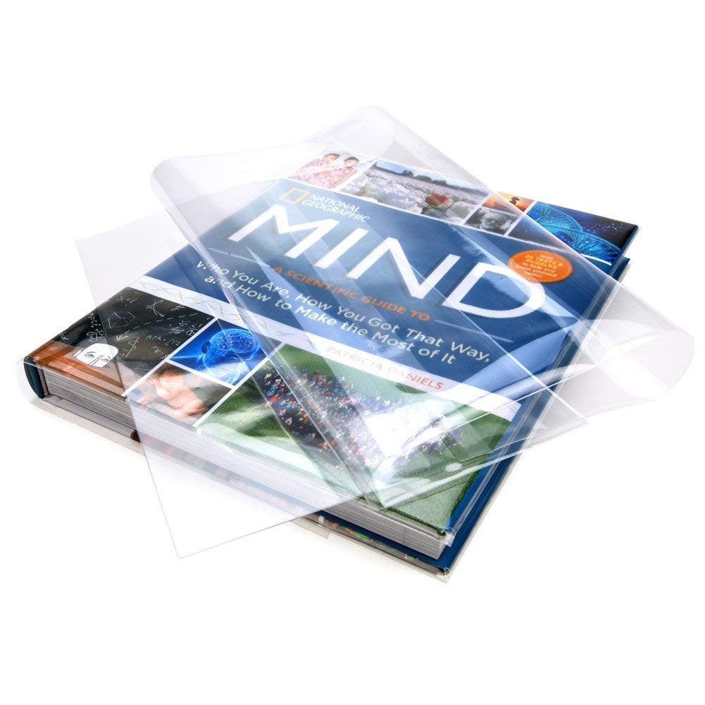 Book Covers 25 Pack Clear Plastic Sleeves 12 1/2" x 23 1/2"C121H ClearBags Books