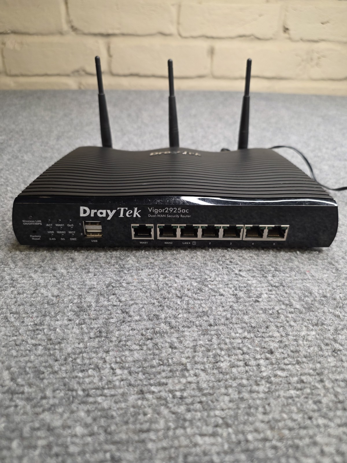 DrayTek Vigor2925ac Dual-WAN Security Router Gigabit VPN Firewall 802.11ac WiFi