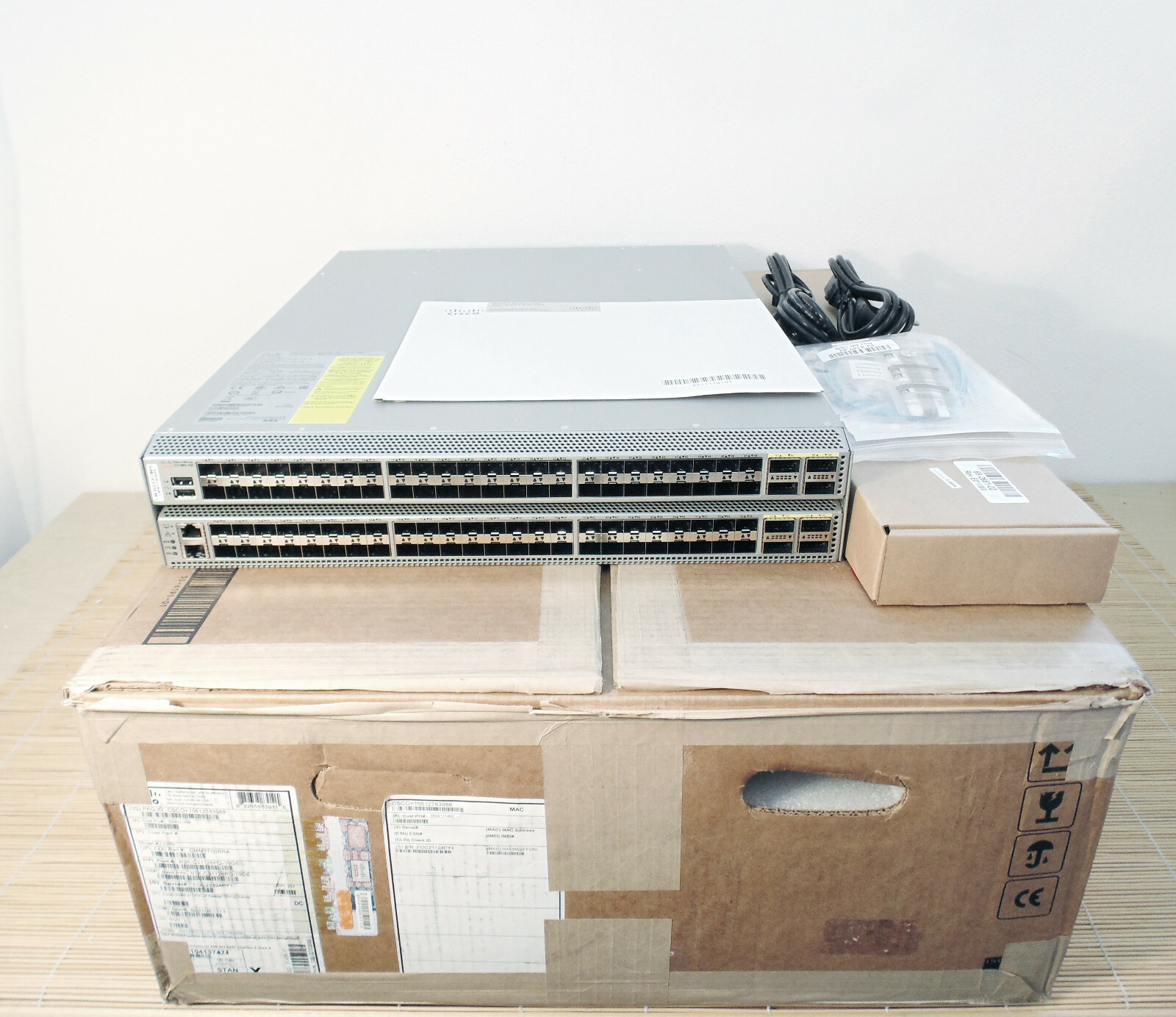 New Cisco N3K-C31128PQ-10GE Nexus 31128PQ 96 SFP+ ports 8 QSFP+ N3K-LAN1K9 New 
