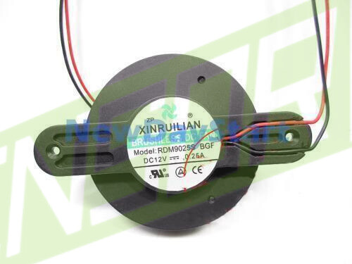 1x XINRUILIAN SCIENCE RDM9025S BGF 12V 0.25A 2-wire cooling fan~