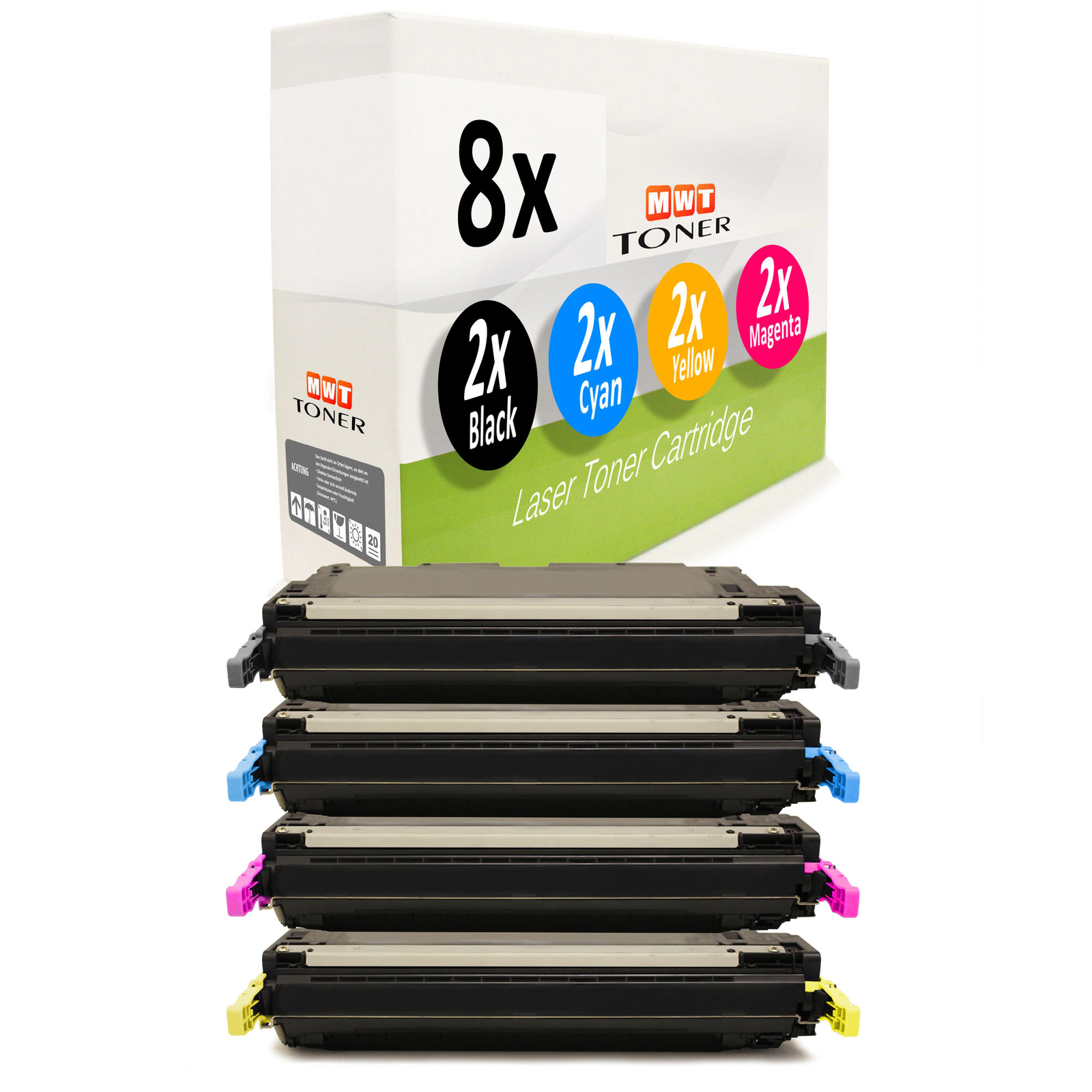 8X MWT Compatible Toner For HP Color LaserJet 3600-N 3600-DN