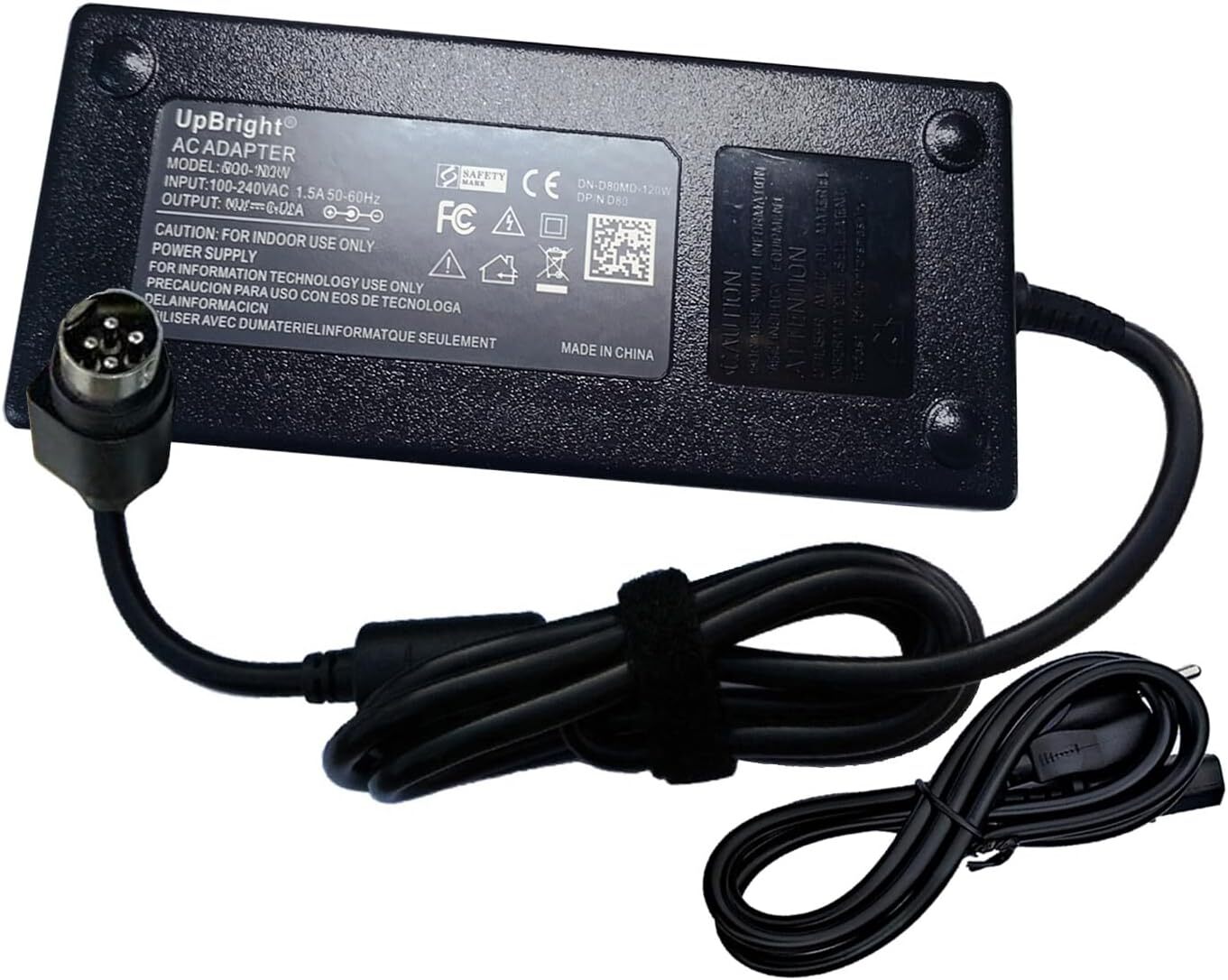 4-Pin DIN 54V AC/DC Adapter for D-Link DIS-200G-12PS Industrial Switch 54V 3.34A