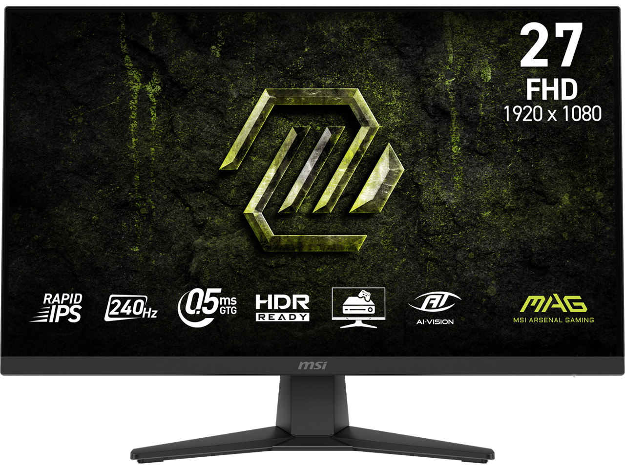 MSI MAG 272F X24 27" FHD Gaming Monitor 1920x1080 240Hz 0.5ms HDR Ready FreeSync
