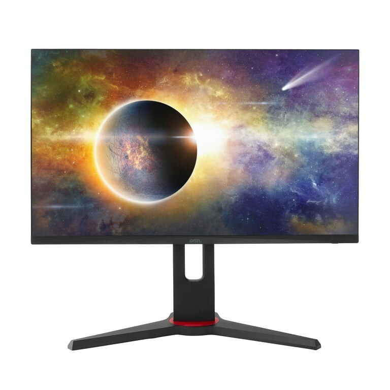 TWO, ONN 100027813 24" 165 Hz FHD Gaming Monitor - Black, with one hdmi/display 