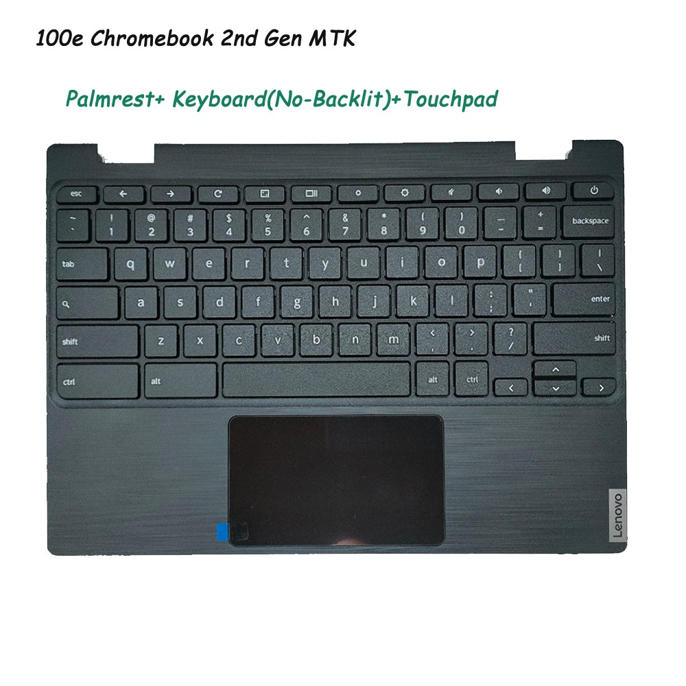 New For Lenovo 100e Chromebook 2nd Gen MTK Palmrest Keyboard Touchpad 5CB0U26489