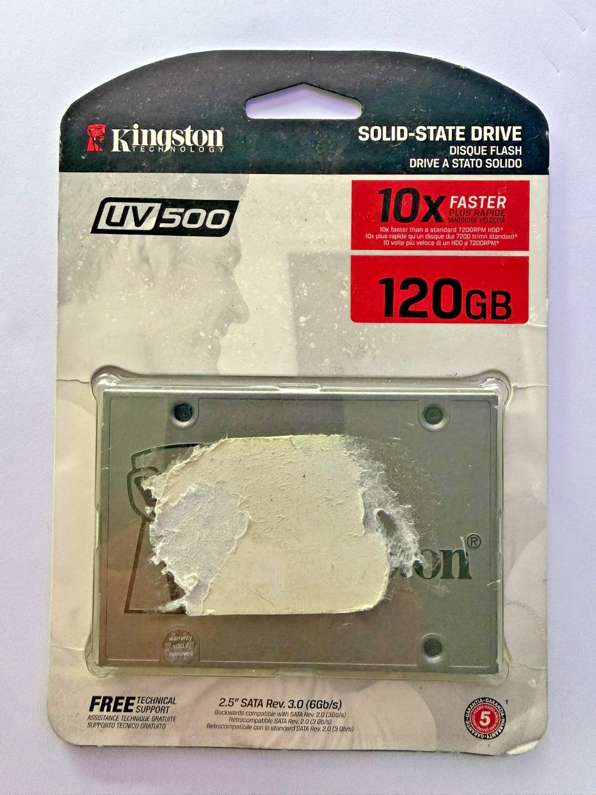 Kingston UV500 SUV500/120G 120 GB SATA III 2.5" SSD