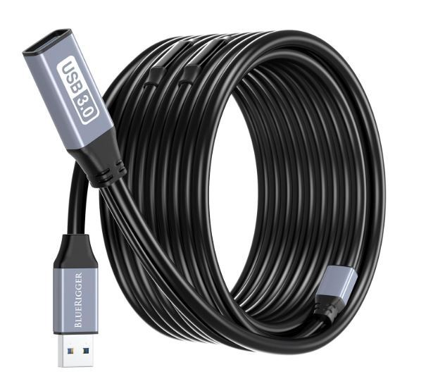 BlueRigger USB Extension Cable (75FT/22M, Long Active USB2.0 Extender, Male to F