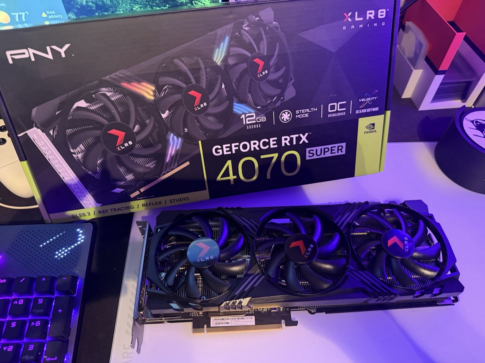 PNY Nvidia RTX 4070 Super 12GB Graphics Card GPU PC