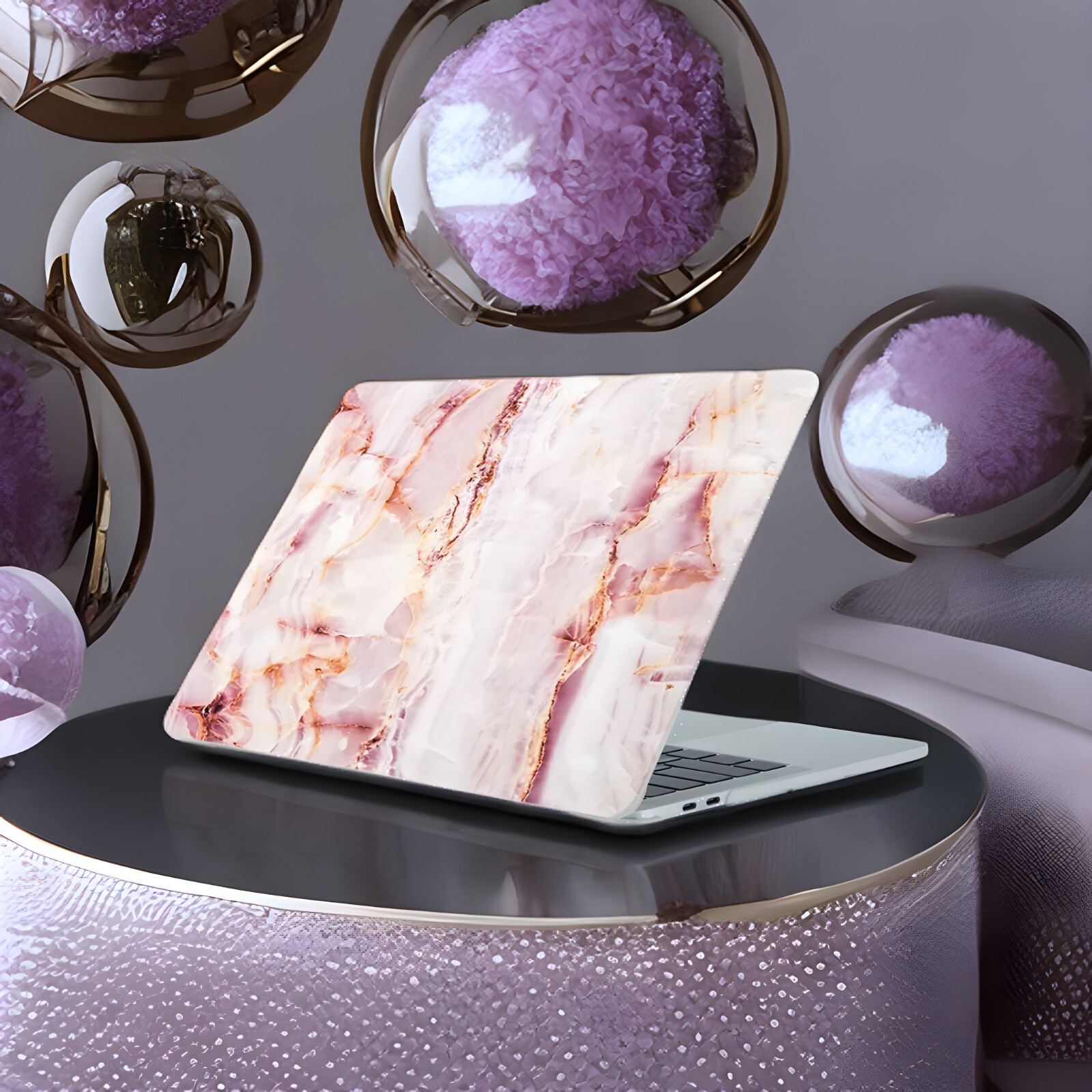Rose Quartz MacBook Pro 13" Case: Sophisticated Protection, Timeless Elegance