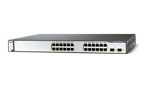 Cisco WS-C3750-24PS-S Catalyst 24 Ethernet 10/100 Port IEEE 802.3af 1 Power Supp