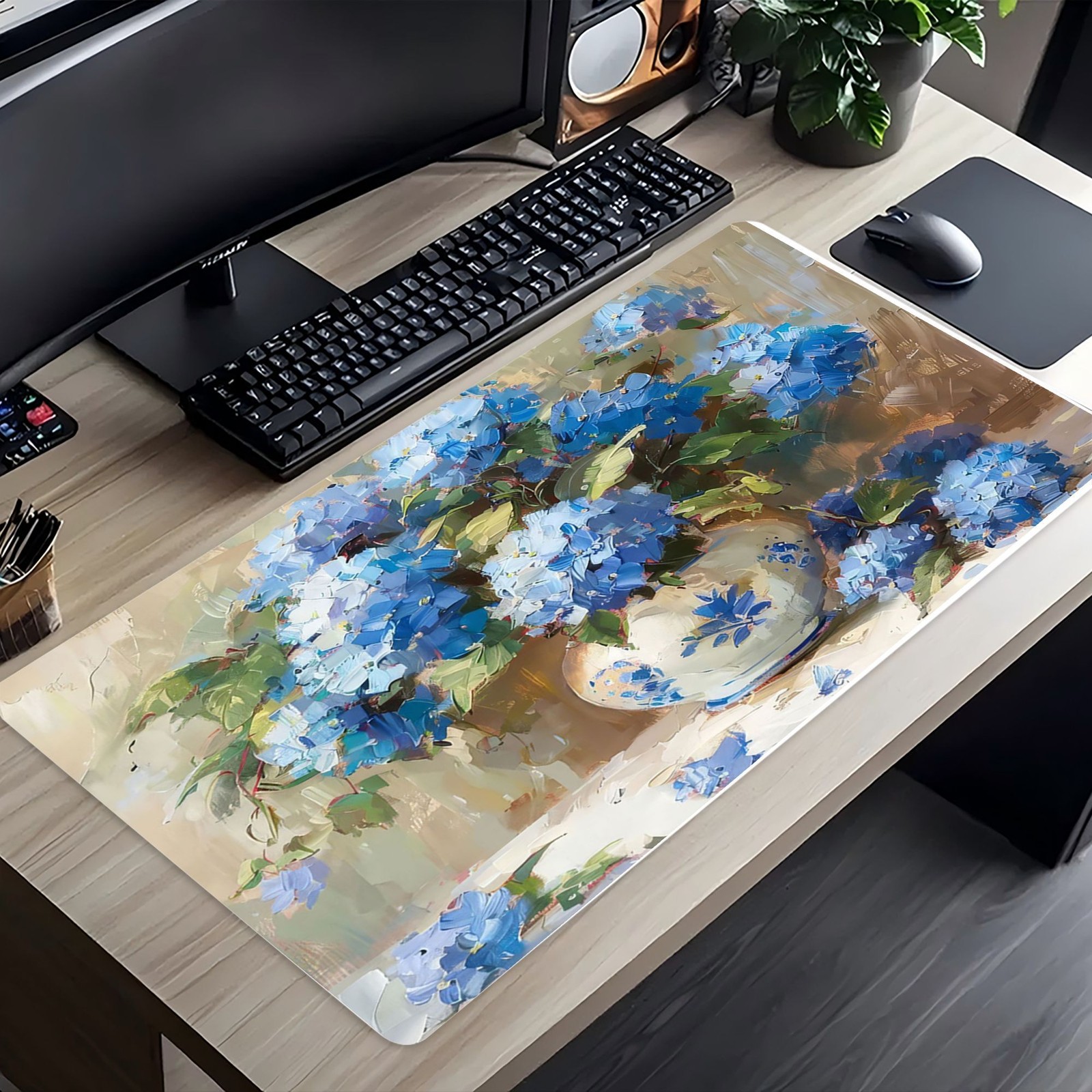 1pc, Mouse Pad, Keyboard Game Accessories, Rubber Rectangular Mouse Pad, Solid