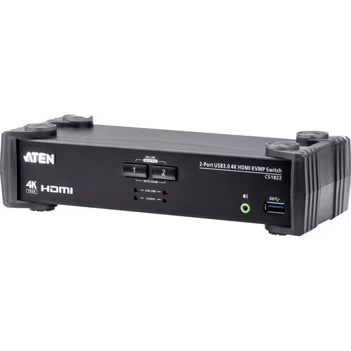 Aten-New-CS1822 _ ATEN 2-PORT 4K60 SINGLE VIEW HDMI KVMP