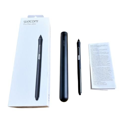 Wacom KP301E00DZ KP301E Pro Pen Slim Stylus Graphic Drawing for Cintiq Intuos