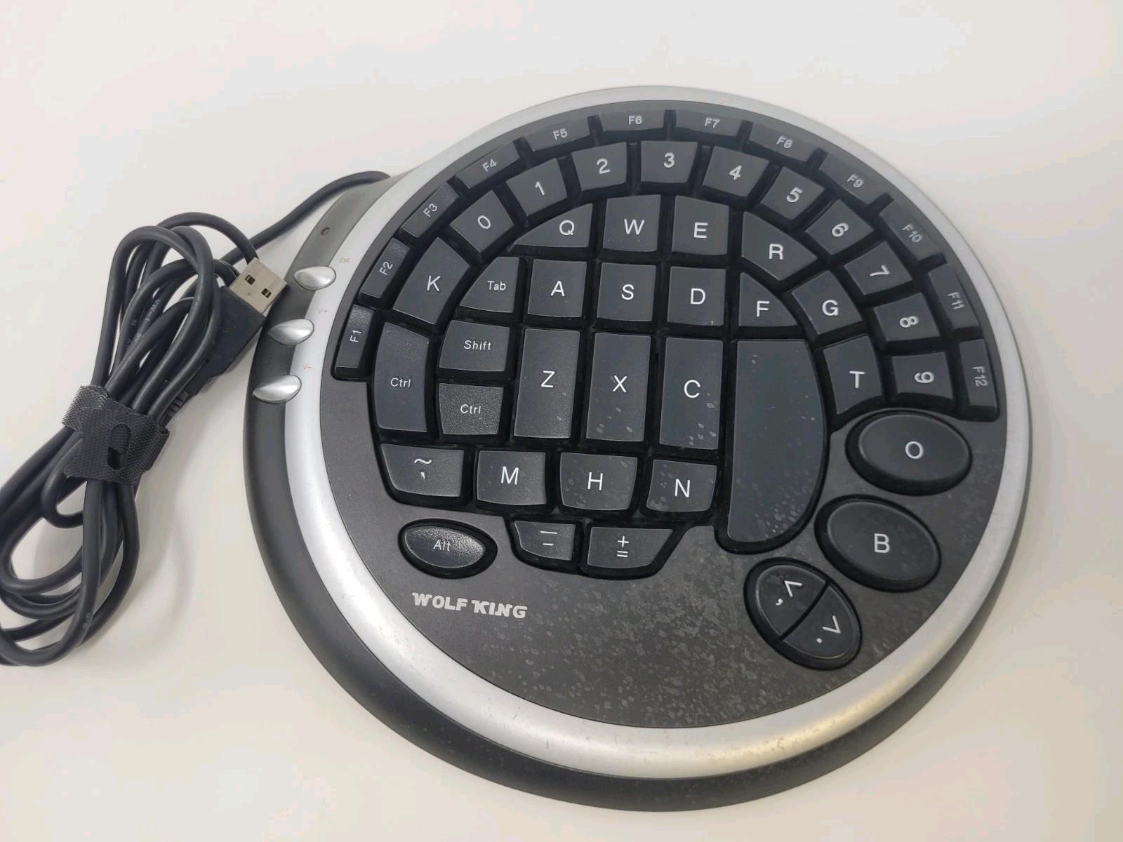 Wolf King Warrior Counter Strike Gaming Keyboard DK2388U Black/Grey