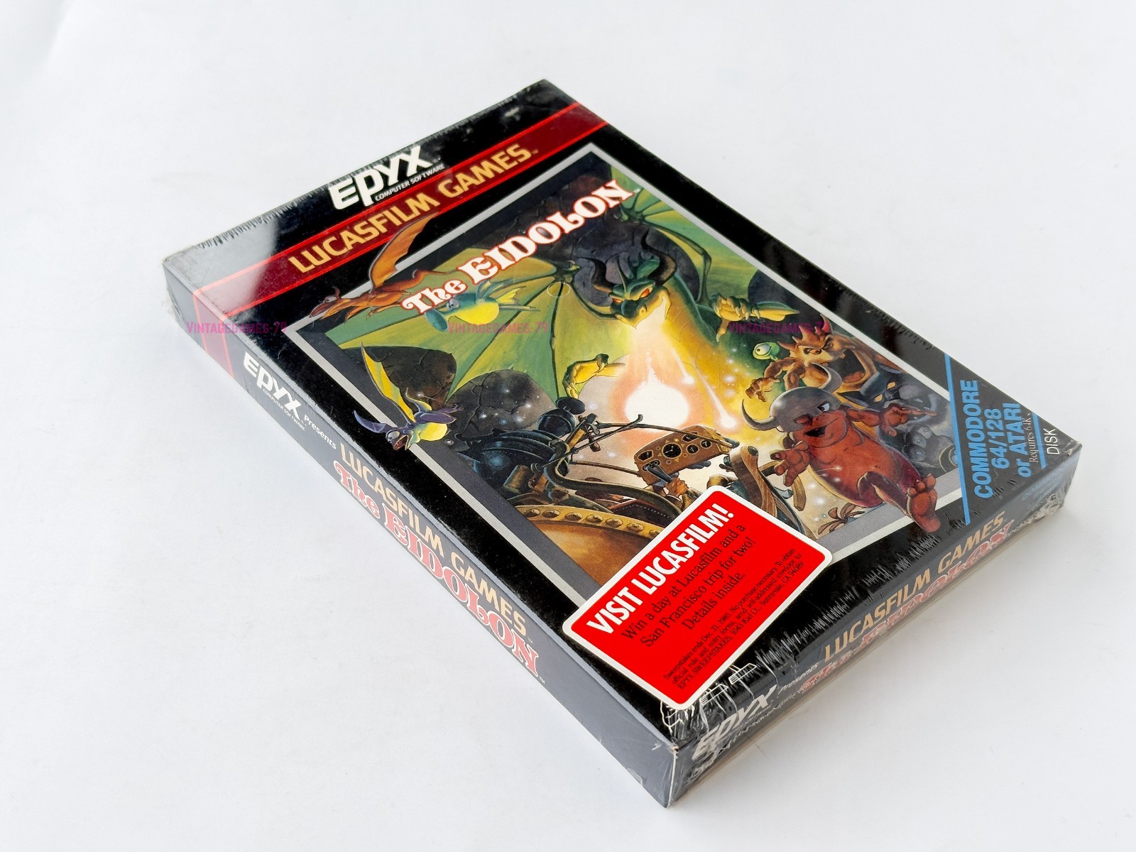 The Eidolon - Epyx/Lucasfilm Games - 1985 / Commodore 64/Atari 8-bit - Sealed