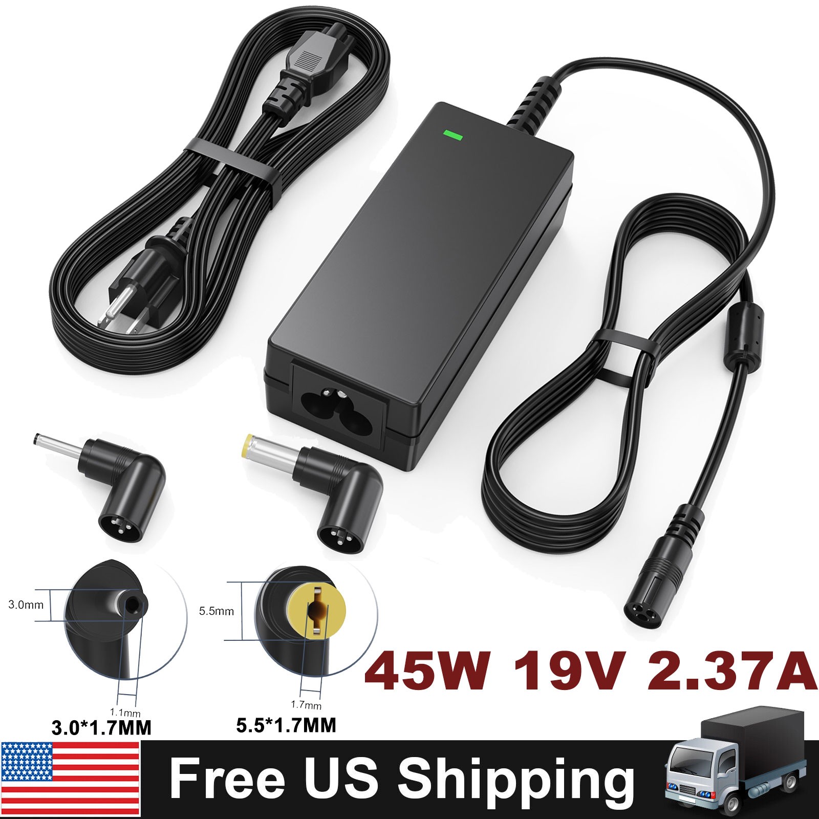 45W 19V 2.37A Laptop Power Adapter Charger For Acer Aspire A13-045N2A PA-1450-26