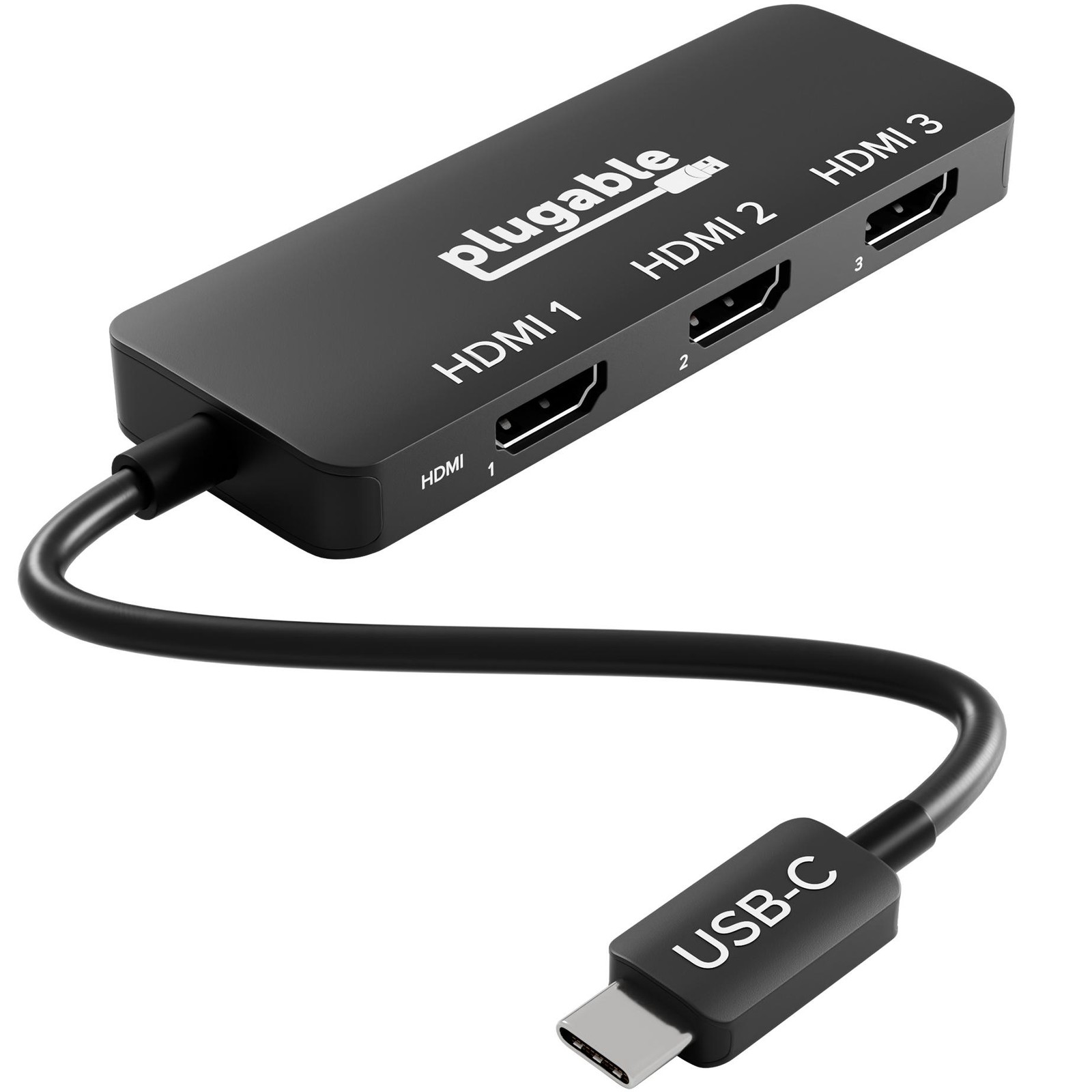 Plugable USB-C to HDMI Adapter for Triple Monitors (Windows Only)