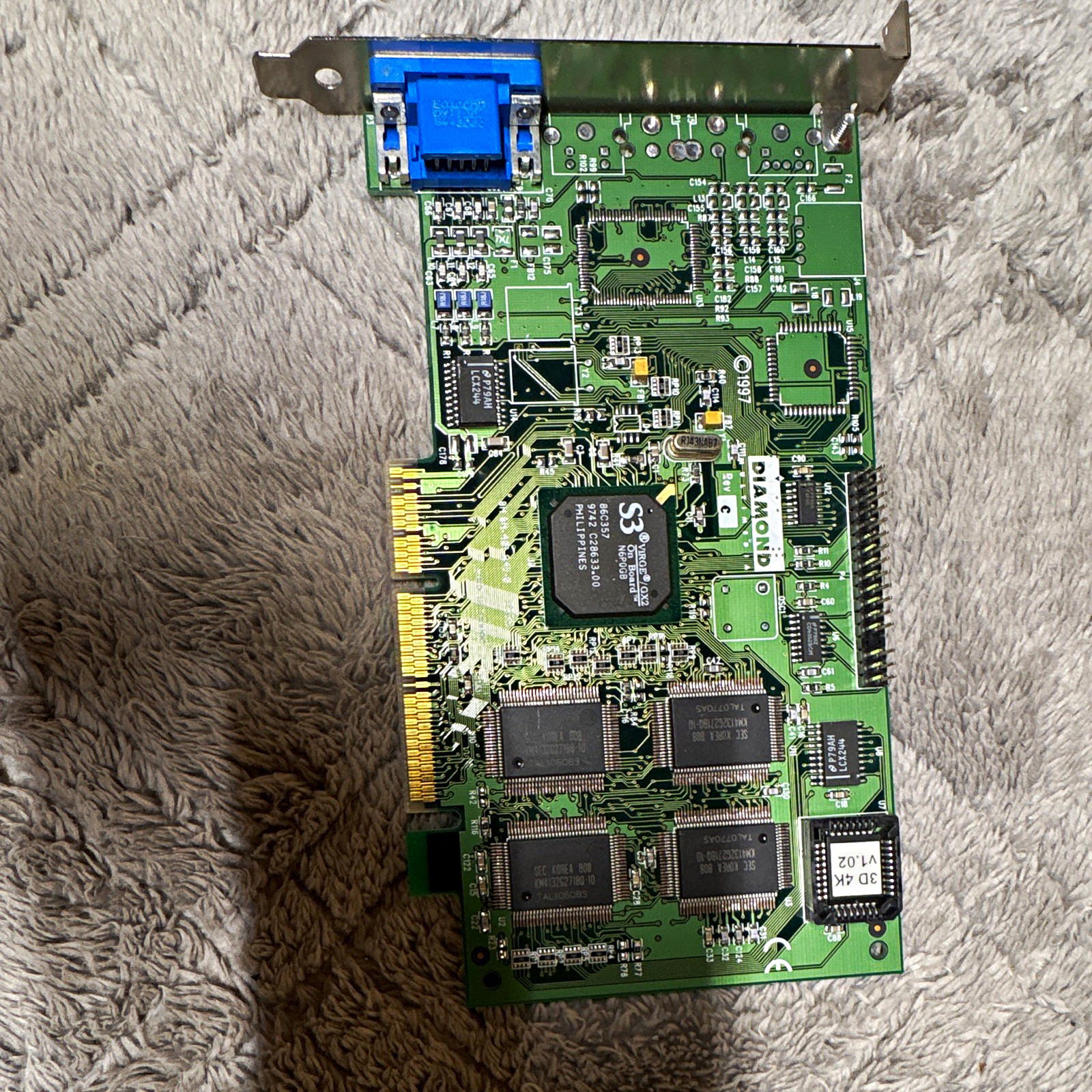 Diamond Stealth 3D 4000  S3 ViRGE/GX2 AGP VGA Graphics Card 