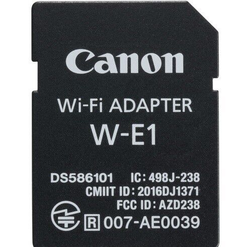 Canon Wi-Fi Adapter W-E1 (1716C001) For Canon 5DS, 5DSR, 7D Mark II