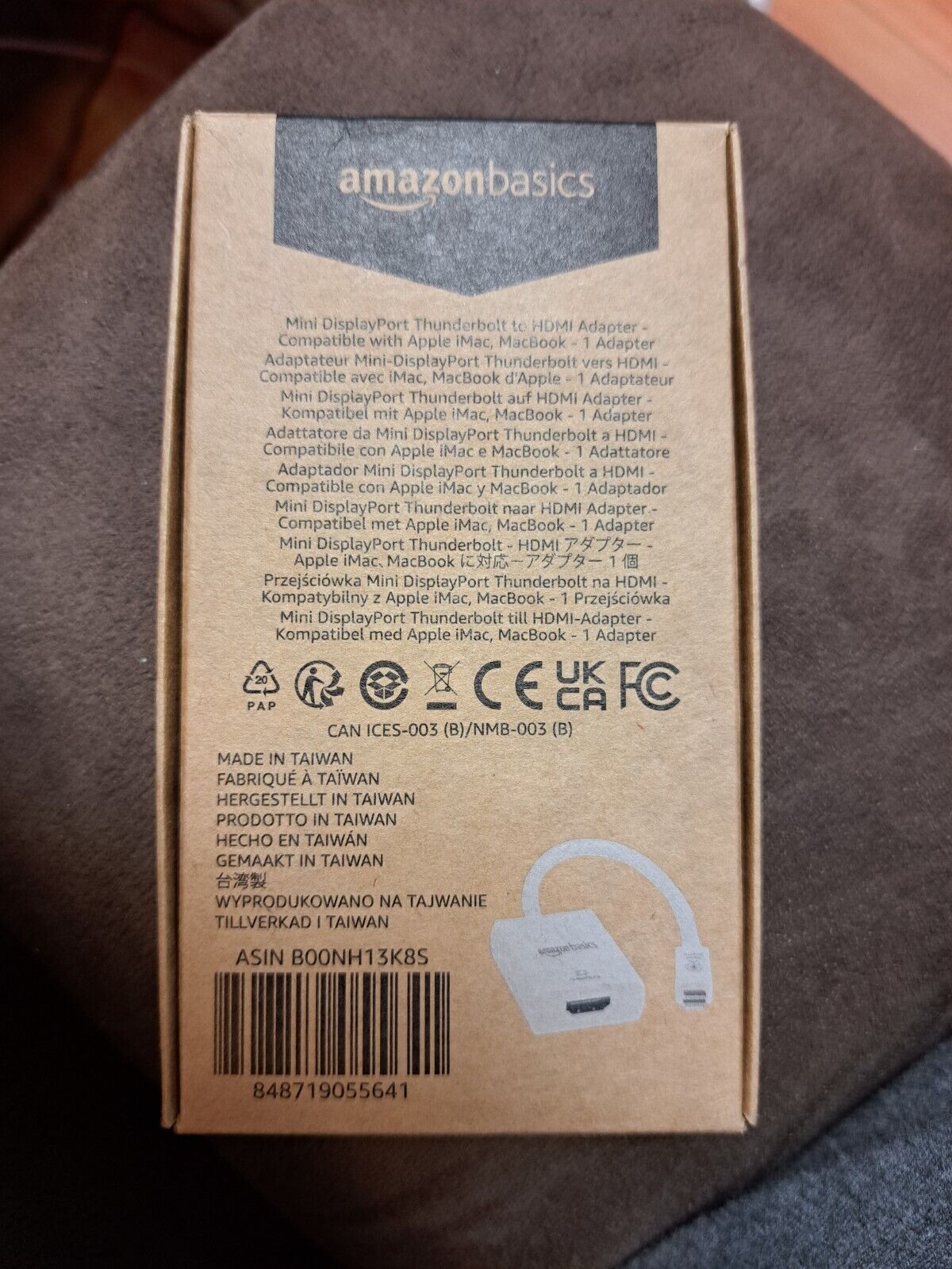 Amazon Basics Mini DisplayPort Thunderbolt to HDMI Adapter for Apple iMac
