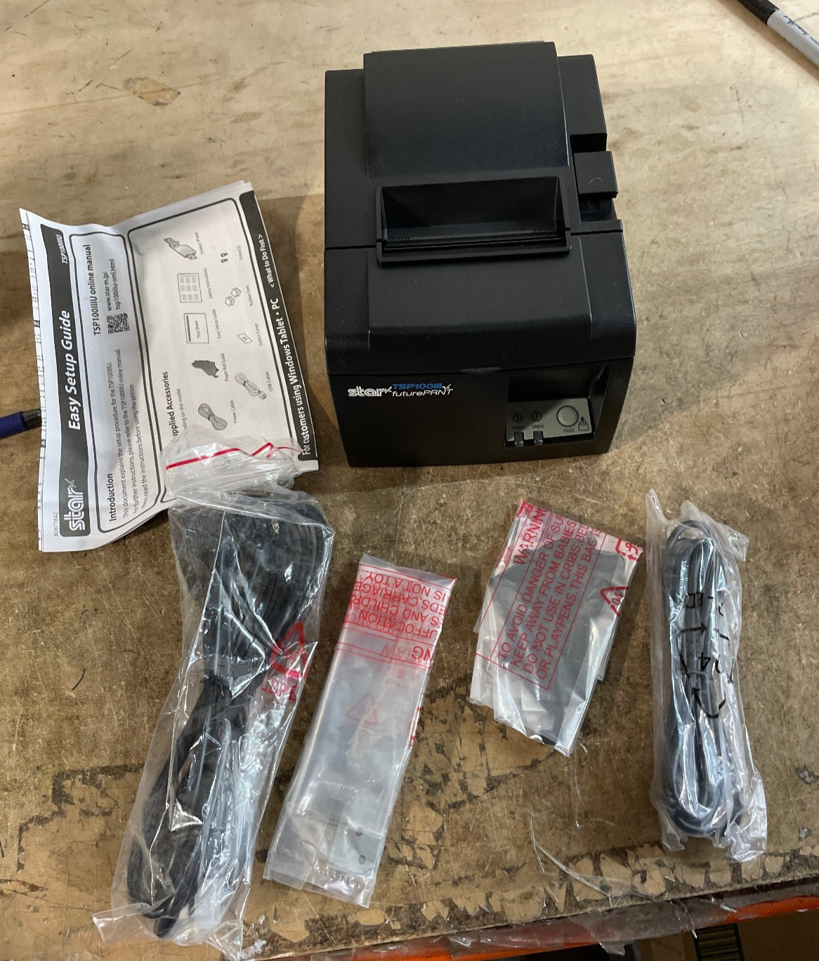 Star Micronics TSP143IIIU USB Thermal Receipt Printer, Gray - TSP143IIIU GY US