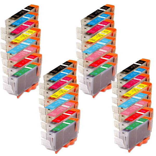 32PK Combo Printer Ink with r & g for Canon CLI-8 Pro9000 Mark II