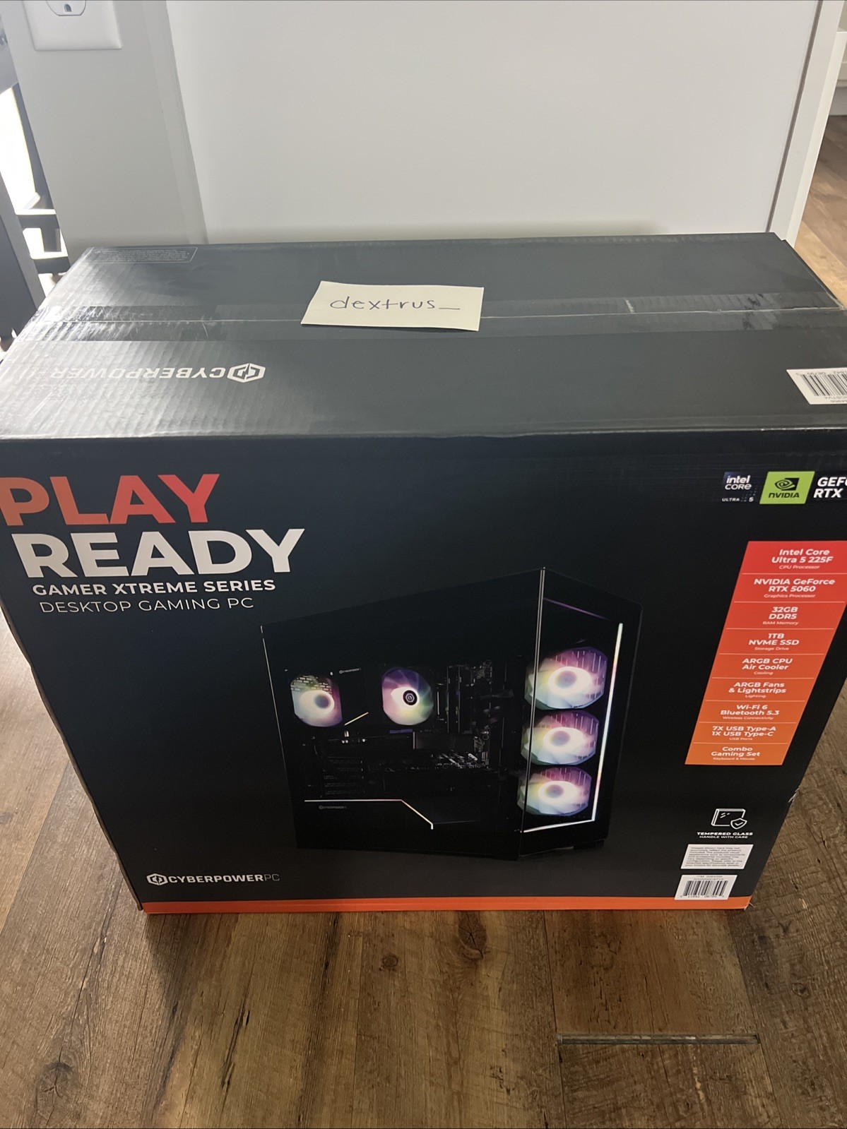 *BRAND NEW* CyberPowerPC C Series GXI2000CSTV4 Ultra 5 RTX 5060 32GB 1TB W11