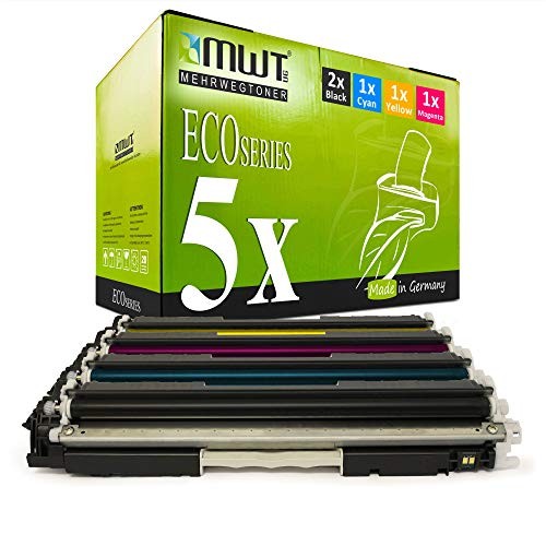 Eurotone 2x Cyan Toner Cartridge Compatible With HP CE310A+CE311A+CE312A+CE313A
