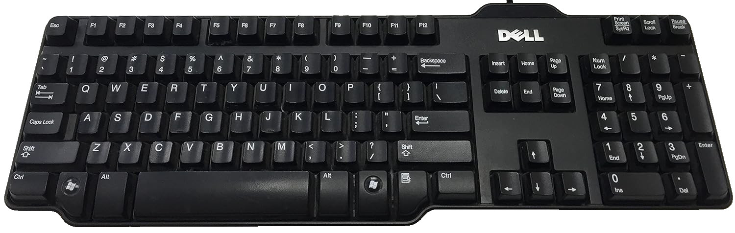 Dell SK-8115 L100 104-Key USB Wired Standard Keyboard 0DJ331 0RH659 Genuine OEM