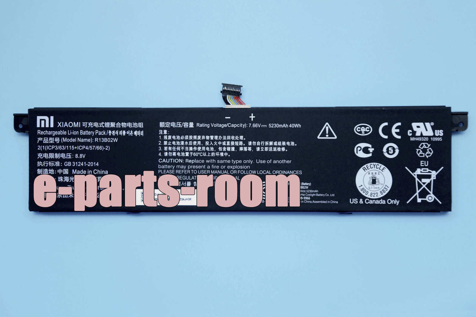New Genuine R13B02W R13B01W Battery for Xiaomi Mi Notebook Air 13.3" Inch 2018