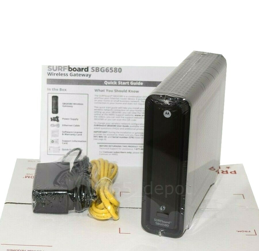 Motorola SBG6580 Wireless Cable Modem Router Internet WiFi Comcast Xfinity COX 