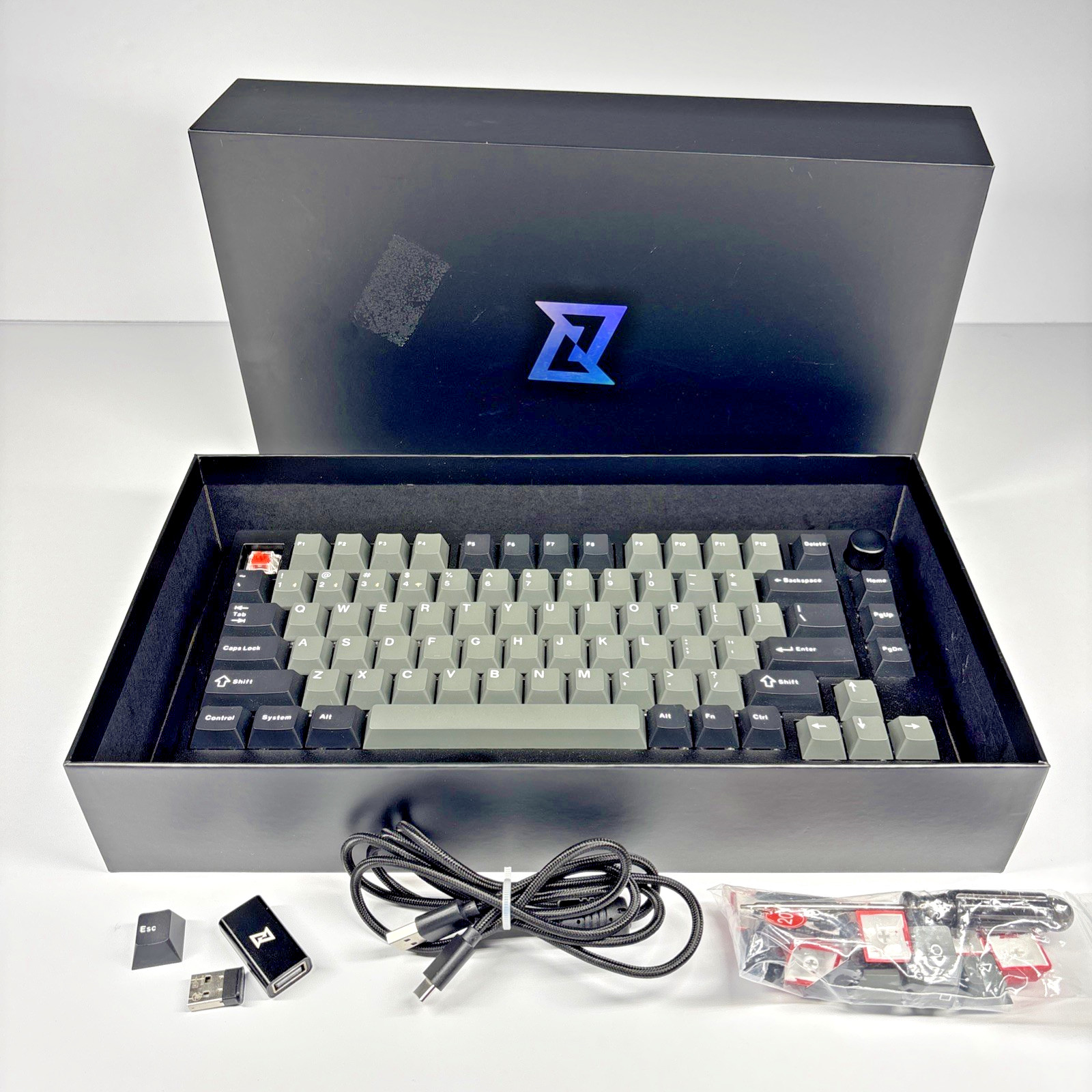 LEMOKEY P1 Pro Wireless Custom Mechanical Keyboard, Full Aluminum